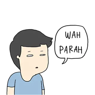 😒 WAH PARAH telegram sticker