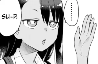 ◾️ SU~P. Anime, Manga, Gruß, Süß, Cartoon, Mädchen telegram sticker
