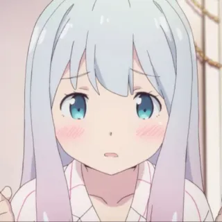 😨 Sagiri Izumi Eromanga Sensei アニメ, 可愛い, 女の子, 和泉紗霧, エロマンガ先生, カワイイ telegram sticker