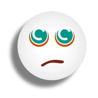 🙄 表情符号, 悲伤, 表情, 脸, 情感 telegram sticker
