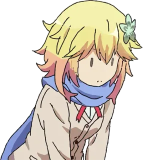 😑 anime, manga, cartoon, character, girl telegram sticker