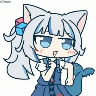 💃 anime, cat girl, cartoon, cute, kawaii whatsapp sticker