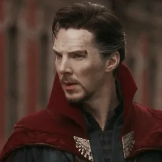 🤨 Doctor Strange Doctor Strange, Marvel, ซูเปอร์ฮีโร่, เวทมนตร์, พ่อมด, Benedict Cumberbatch telegram sticker