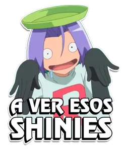 🤕 A VER ESOS SHINIES pokemon, shiny, spiel, anime, lustig, fanart whatsapp sticker