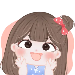 🍓 卡通, 女孩, 可爱, 动漫 telegram sticker