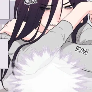 😰 всхлип, всхлип 울음, 슬픔, 여자, 만화, 애니메이션 telegram sticker