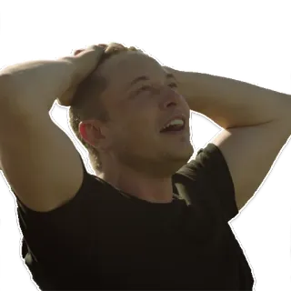 😍 Elon Musk elon musk, celebrity, businessman, technology, person telegram sticker