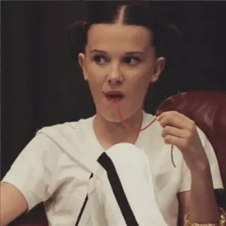 🌿 Millie Bobby Brown Millie Bobby Brown, actress, celebrity, person telegram sticker