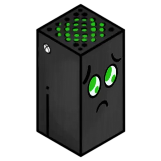 🥺 Xbox, Konsole, Gaming, Traurig, Cartoon telegram sticker
