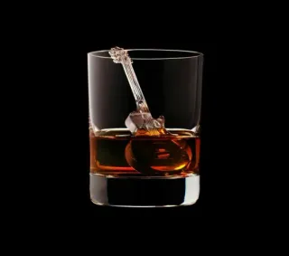 🎵 Whisky, Guitare, Glace, Boisson, Verre, Alcool, Rock and roll telegram sticker