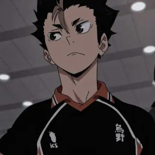 🗿 Yu Nishinoya Haikyuu anime, haikyuu, yu nishinoya, nishinoya, volleyball, manga, sports telegram sticker