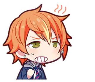 🎤 Anime, Wütend, Chibi, Niedlich, Ausdruck, Frustriert telegram sticker