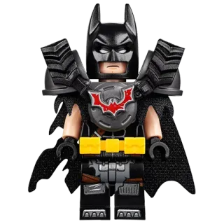🦇 Batman Lego, Batman, DC Comics, supereroe, giocattolo, minifigure telegram sticker