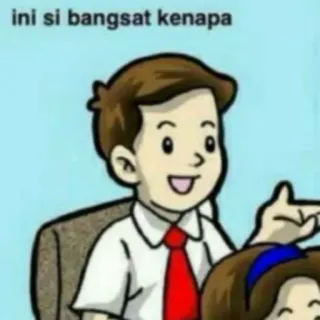 🤡 ini si bangsat kenapa мультфильм, офис, оскорбление telegram sticker