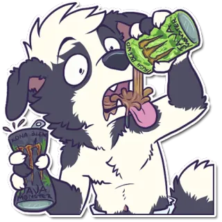 Cova Pup telegram stickers