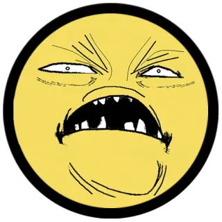 🌝 angry, emoji, frustration, cartoon, yellow whatsapp sticker
