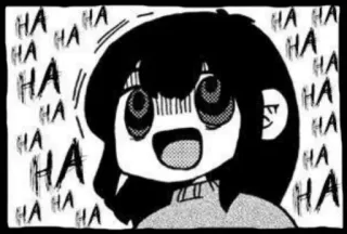😂 HAHAHAHAHAHAHAHAHAHAHAHAHAHAHA anime, manga, laughing, ha, cartoon, expression telegram sticker