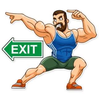 Sport Guy telegram stickers