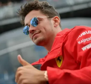 👍 Charles Leclerc fórmula 1, f1, piloto, charles leclerc, ferrari telegram sticker