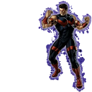 👊 superhero, comic book character, muscular, illustration, male telegram sticker