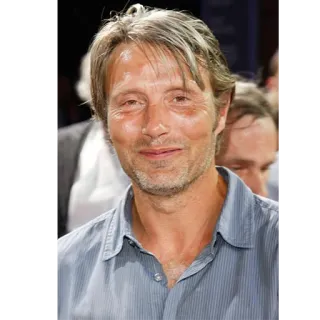 🥰 Mads Mikkelsen 俳優, 男性, 有名人, ポートレート telegram sticker