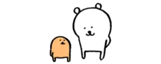🧸 cartoon, cute, bear, characters, friendship telegram sticker