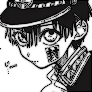 🔭 じい...STARE Anime, Manga, Regard, Mignon, Noir et blanc telegram sticker
