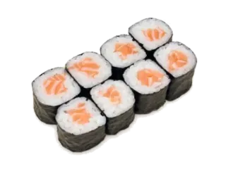🍗 Sushi, Maki, Salmón, Comida, Comida japonesa, Arroz, Alga telegram sticker