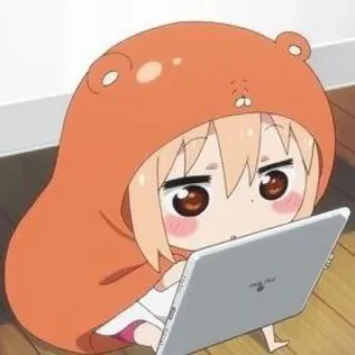 🍊 Umaru Doma Himouto! Umaru-chan anime, manga, umaru, chibi, cute, cartoon telegram sticker