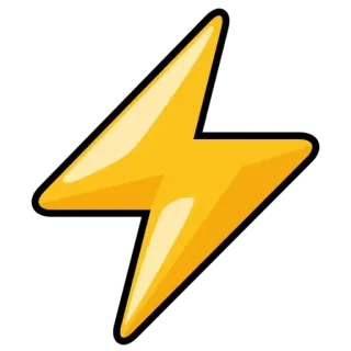 ⚡️ Blitz, Donner, Elektrizität, Strom, Energie telegram sticker