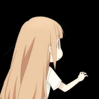 🥕 Anime, Mädchen, Süß, Gebräunte Haut, Cartoon whatsapp sticker