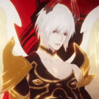 🍎 Anime, Quỷ, Thiên thần, Fantasy, Nhân vật, Minh họa telegram sticker