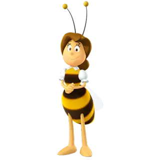 👵 Maya the Bee Пчелка Майя, пчела, мультфильм, животное, насекомое whatsapp sticker