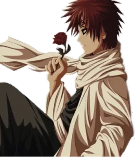 #Gaara 𝐛𝐲 -  @NARUTO_STIKERS :: @fStikBot telegram stickers