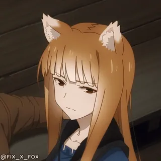 😮💨 Holo Spice and Wolf whatsapp sticker