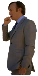 😕 Saul Goodman Better Call Saul адвокат, костюм, персонаж, телевидение telegram sticker