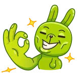 Green Bun @TgEmodziBot telegram emojis 👌