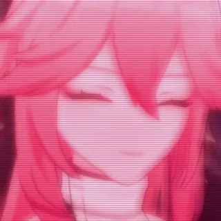 🌟 Yae Miko Genshin Impact Anime, Genshin Impact, Yae Miko, Rose, Jeu vidéo whatsapp sticker