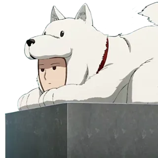 😶 Saitama One Punch Man Anime, Perro, One Punch Man, Saitama, Lindo, Héroe whatsapp sticker