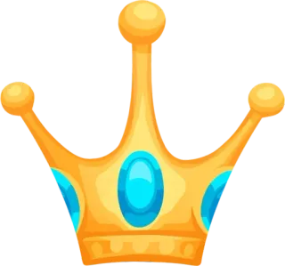 👑 coroa, realeza, ouro, joia, rei, rainha telegram sticker