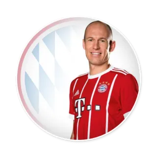 ❤ Arjen Robben Arjen Robben, Bayern Munich, football, soccer, sports, player telegram sticker