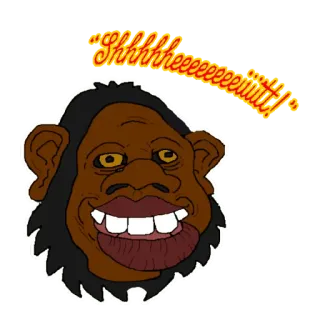 🍉 Shhhhheeeeeeiiitt! Мультфильм, Оскорбительный, Сленг, Выражение, Мат telegram sticker