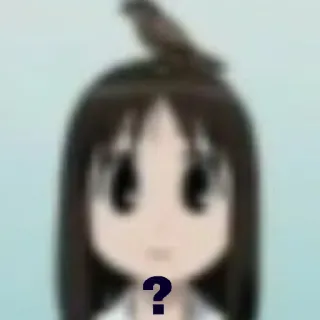 😐 ? Anime, Fragezeichen, Verwirrung, Meme telegram sticker