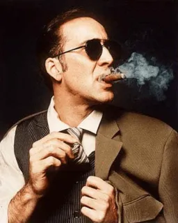 🥃 man, cigar, smoking, sunglasses, portrait telegram sticker