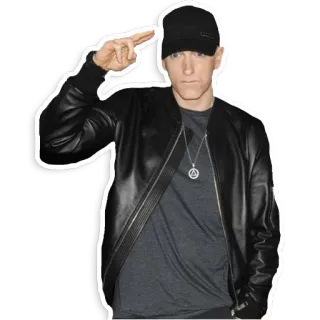 👮 Eminem rapper, music, artist, hip hop, celebrity telegram sticker