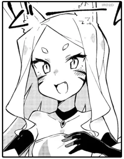 😃 Anime, Manga, Charakter, Mädchen, Illustration whatsapp sticker