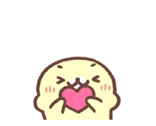 💝 fofo, animal, desenho animado, coração, amor, kawaii telegram sticker