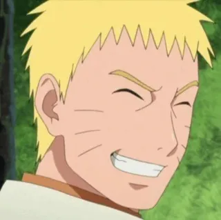 💛 Naruto Uzumaki Naruto аниме, мультфильм, портрет, персонаж, улыбается, наруто, узумаки telegram sticker