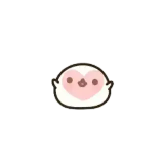 🍥 słodkie, serce, kawaii, urocze, kreskówka, miłość, walentynki, różowy telegram sticker