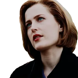 😍 Dana Scully The X-Files Dana Scully, X-Files, Gillian Anderson, Serie TV, Agente FBI telegram sticker